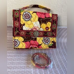 Vera Bradley, Julia Handbag - Handle & Crossbody Strap, Tropical Floral NWOT